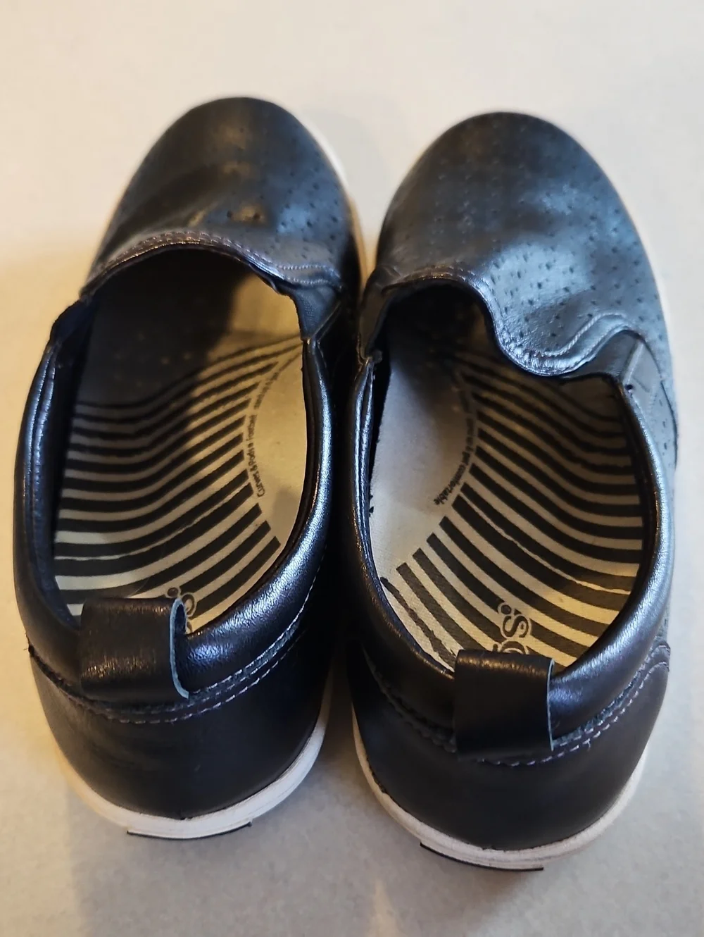 Taos Black Slip On Shoes